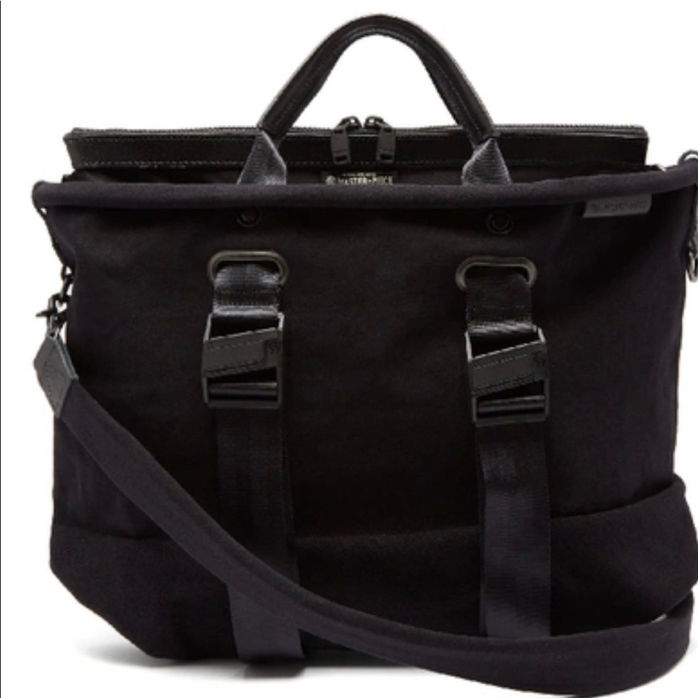 Master-Piece Room Nylon Tote Bag.  Black. Like new, barely used.